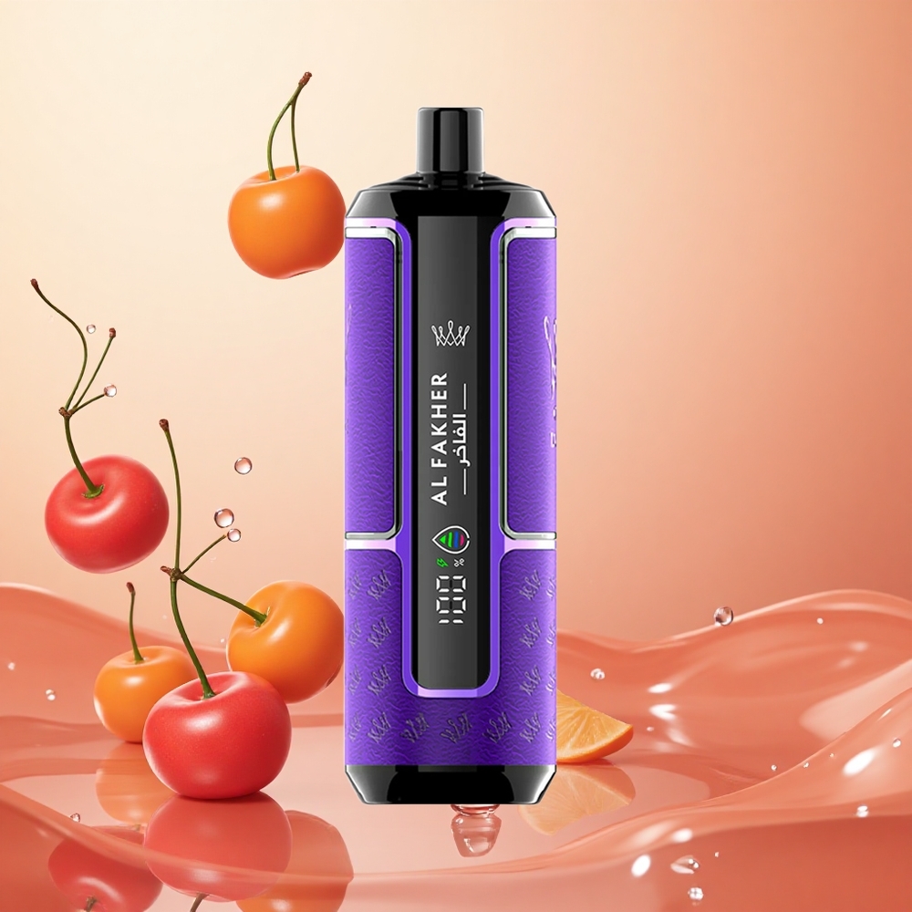 Al Fakher Crown Bar 15K Cereza Fiesta 22ml 6mg/ml Nicotina Hypermax Vape Desechable