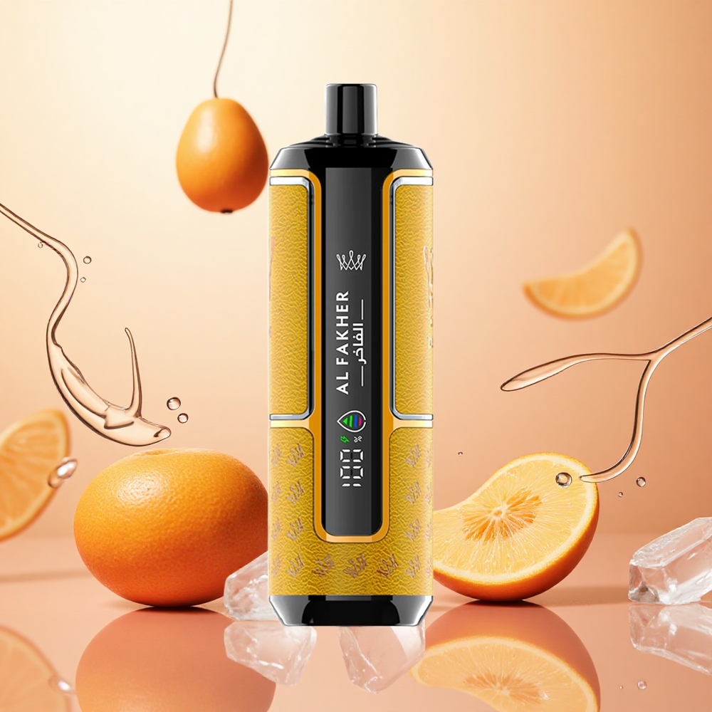 Al Fakher Crown Bar 15K Hipermáx Vape Desechable 22ml Mango Helado