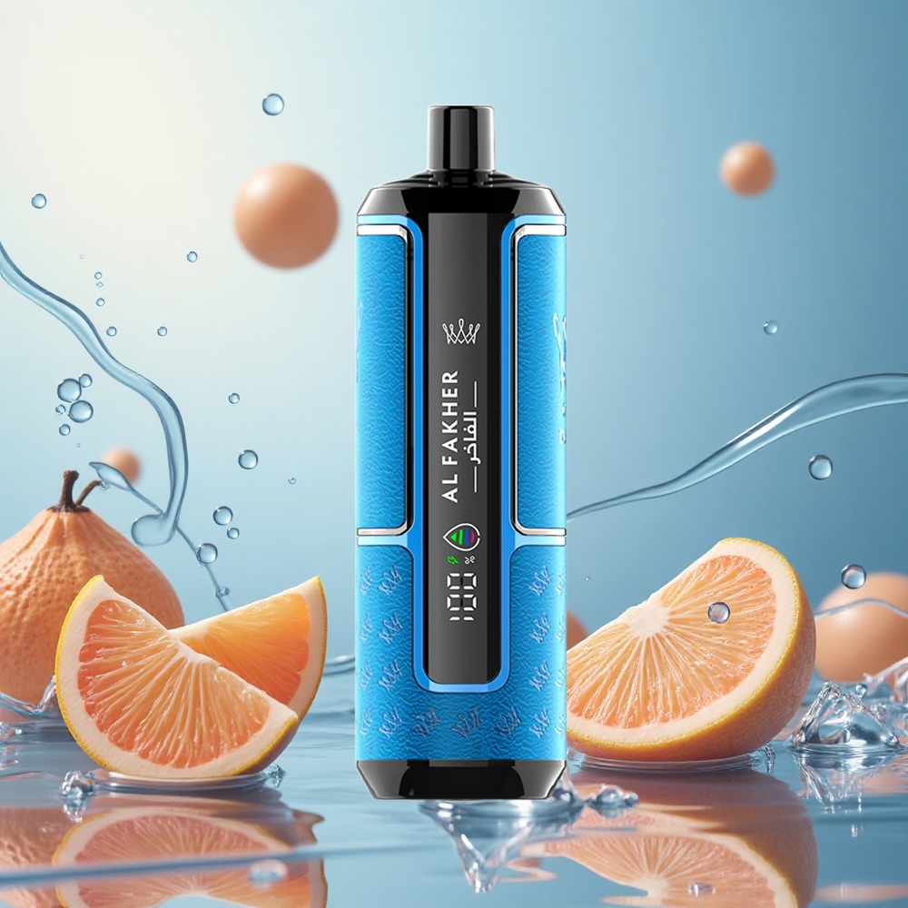 Al Fakher Crown Bar 15K Hipermax Vape Desechable 22ml Azul Océano