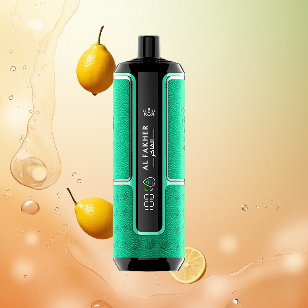 Al Fakher Crown Bar 15K Hipermax Vape Desechable 22ml Vape Kit Limón Menta