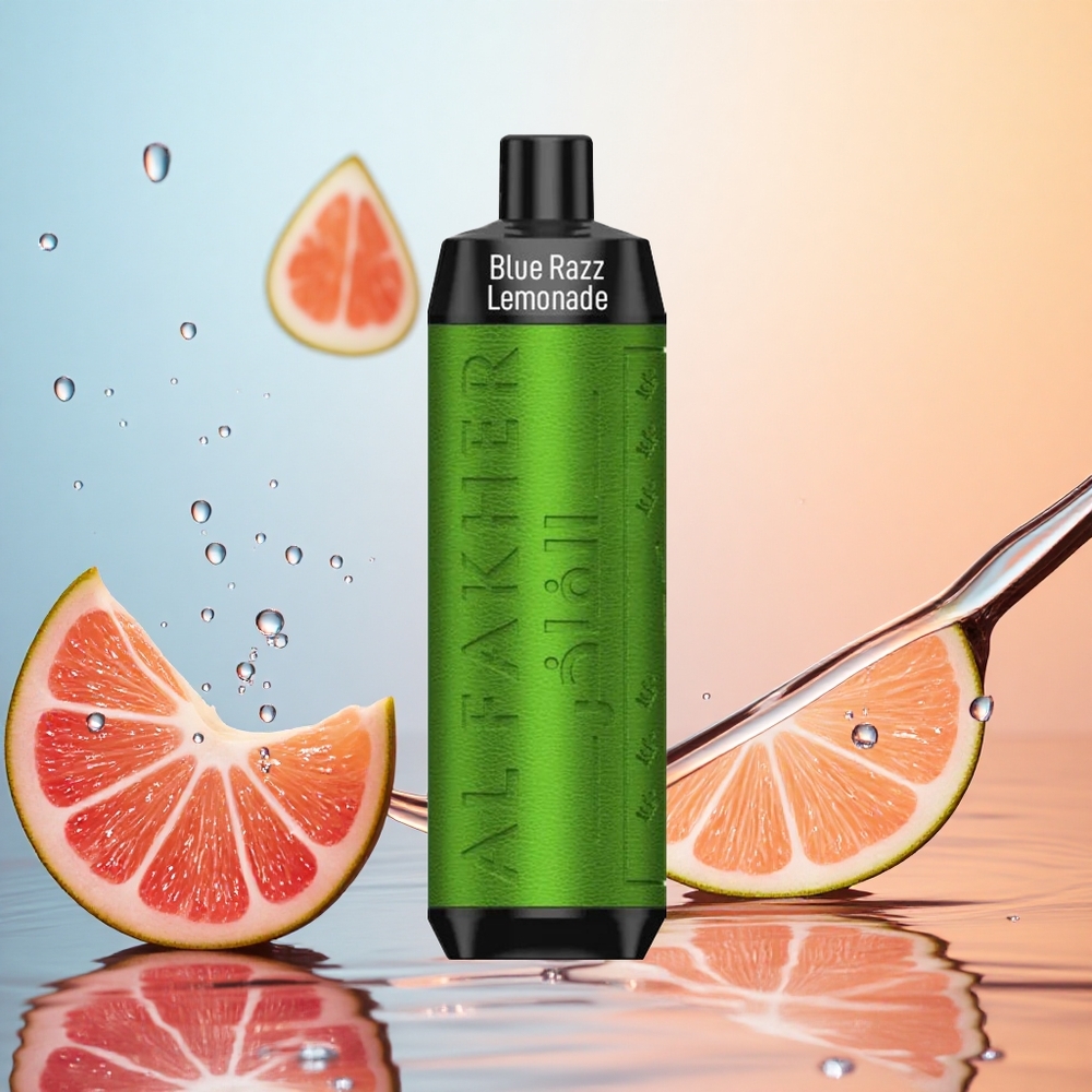 Al Fakher Crown Bar 8000 Cítrico Azul Frambuesa Limonada con Batería 600mah y 18ml de Líquido