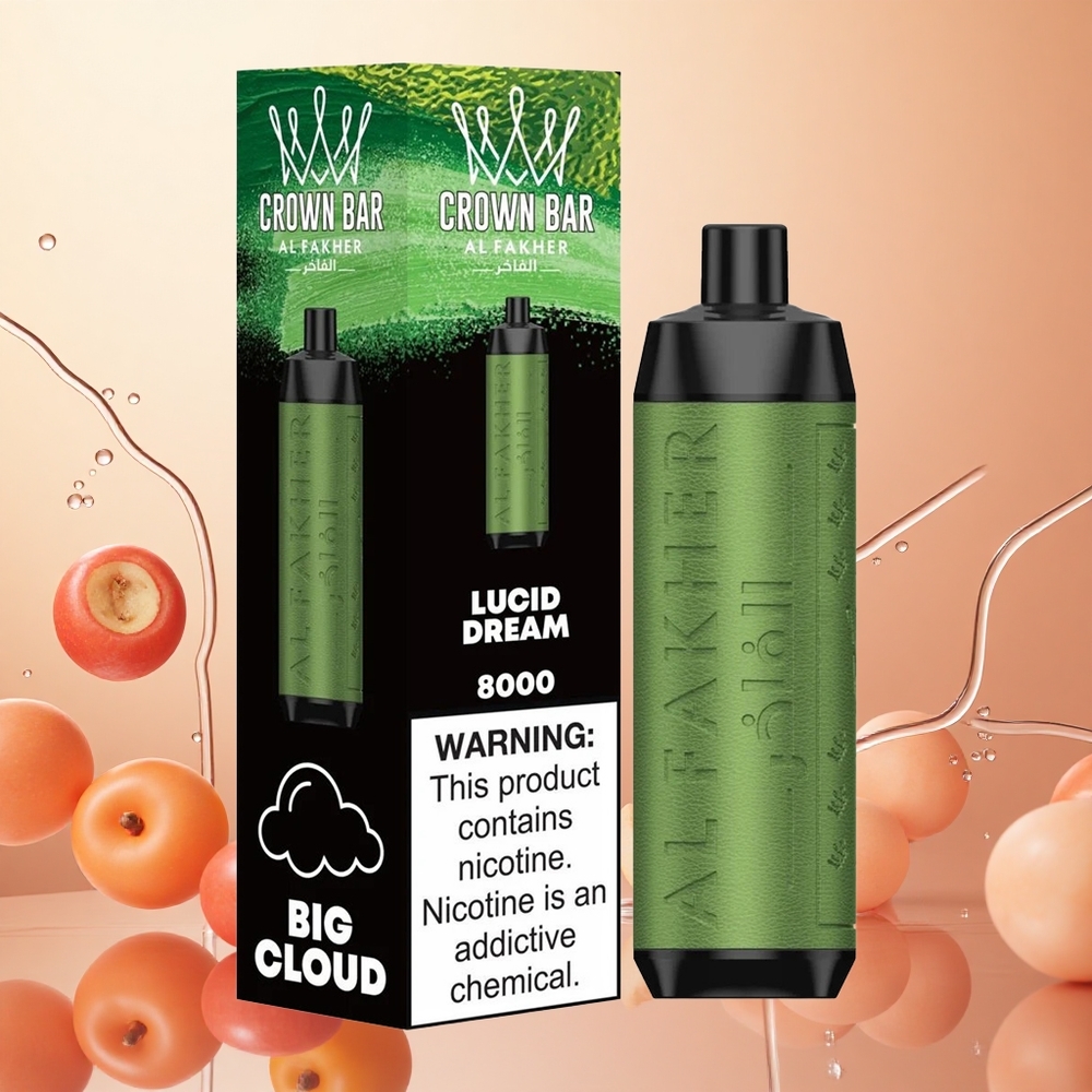 Al Fakher Crown Bar 8000 Cristal Sueño Lúcido 18ml 5mg/ml Nicotina