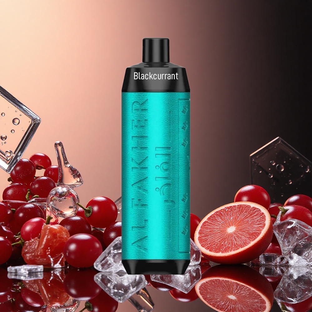 Al Fakher Crown Bar 8000 Grosella Negra Hielo 18ml 8000 Caladas