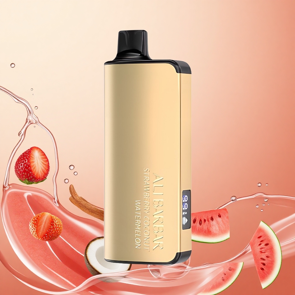 Alibarbar Ingot 9000 Puffs Fresa Coco Sandía 22ml 2350mah