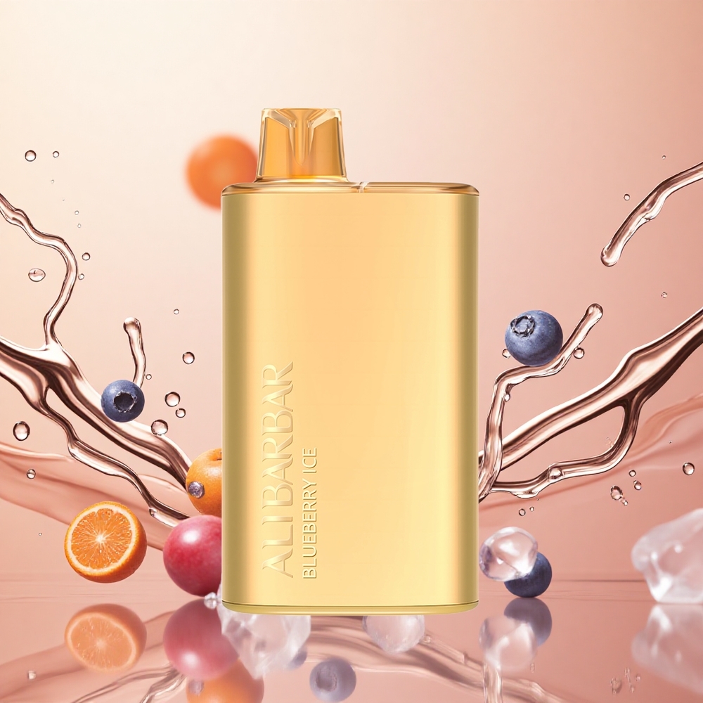 Alibarbar Rich 8000 Puffs 20ml Elíquido Arándano Helado