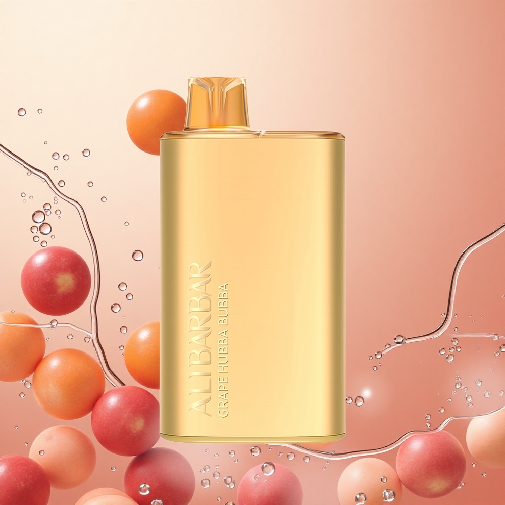 Alibarbar Rich 8000 Puffs 20ml Uva Hubba Bubba Desechable