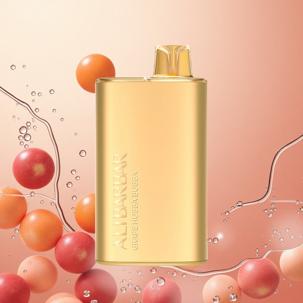 Alibarbar Rich 8000 Puffs 20ml Uva Hubba Bubba Desechable