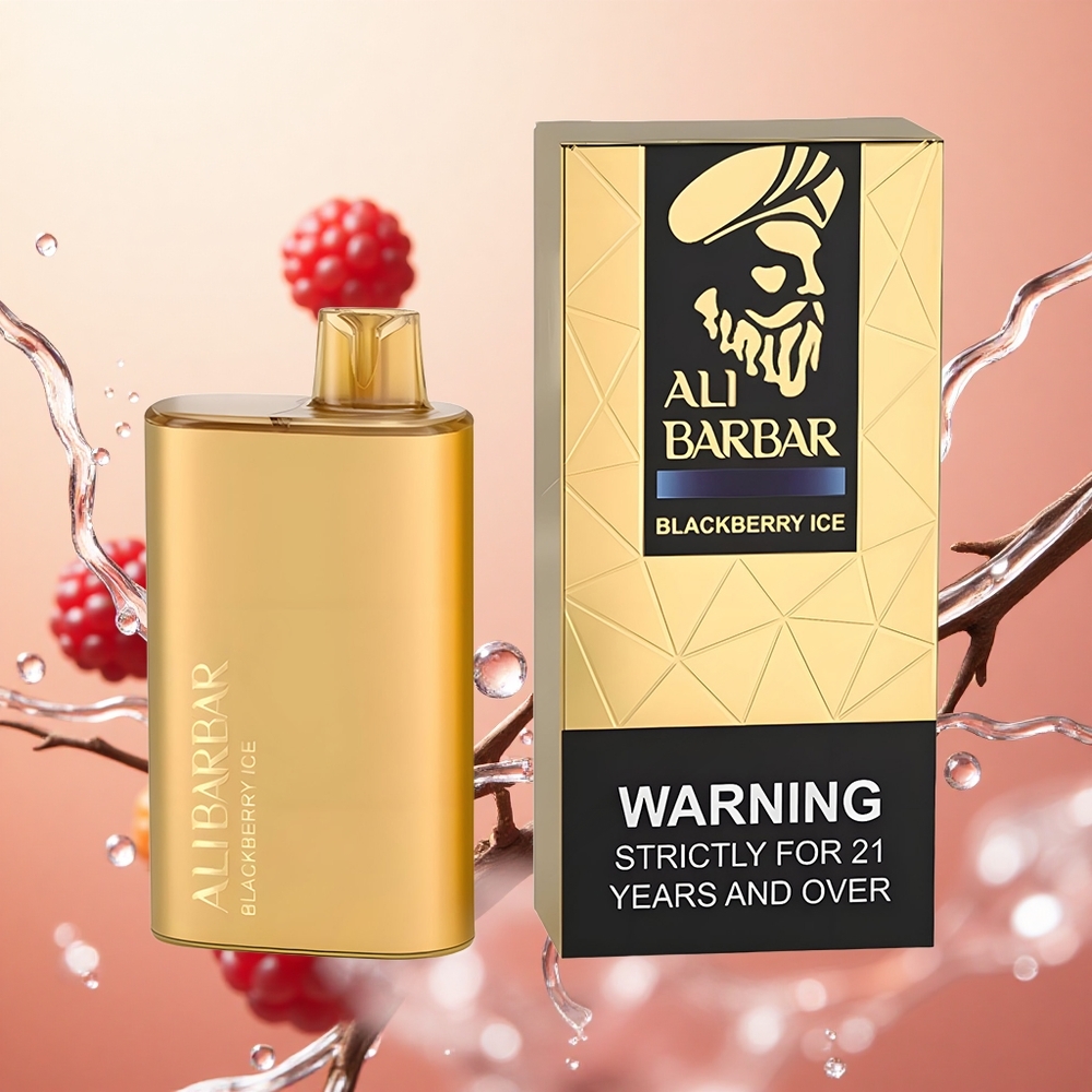 Alibarbar Rich 8000 Puffs Vape Desechable 20ml Zarzamora Helada