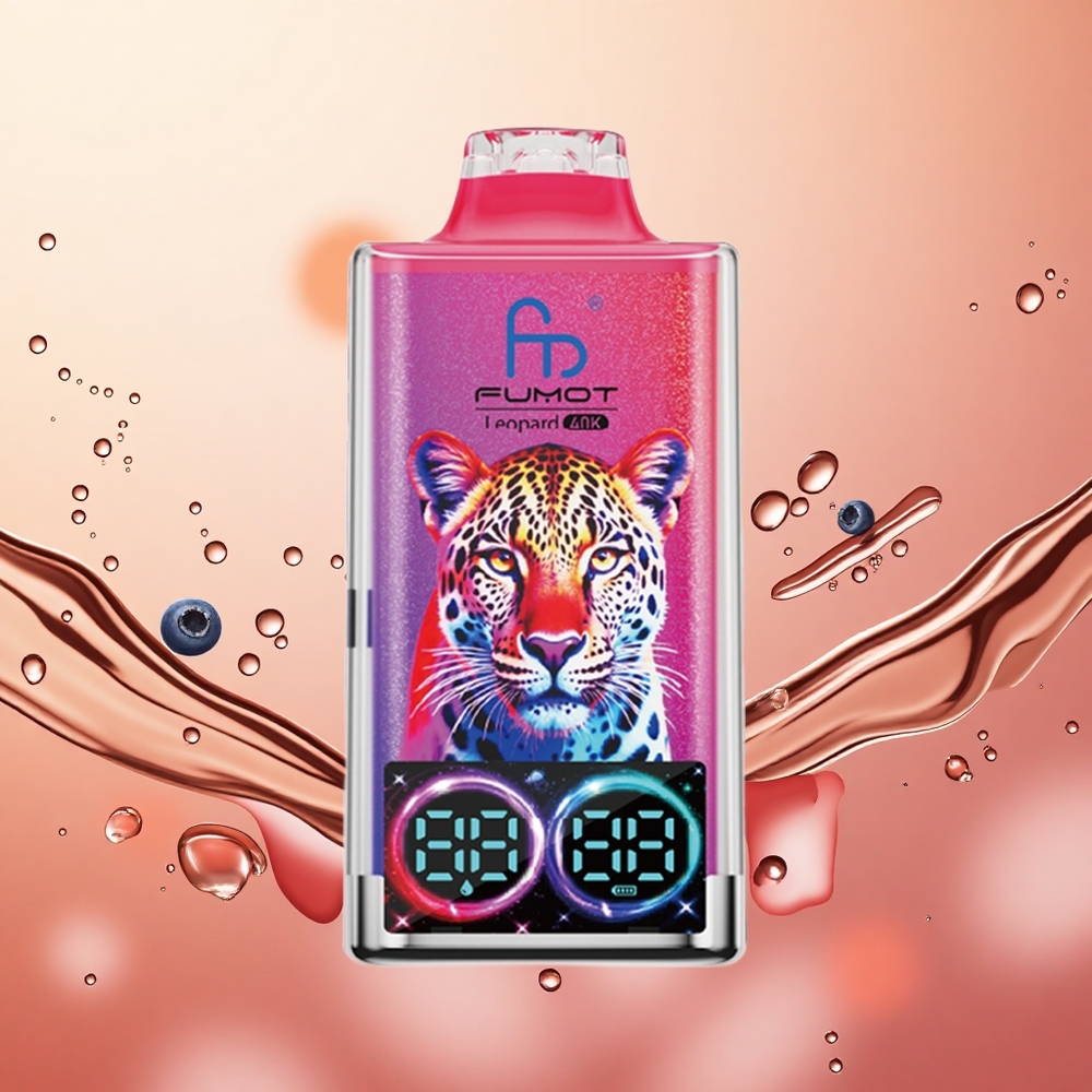 Fumot Leopard 40K Puffs Arándano Cereza Dual Mesh Tipo-C