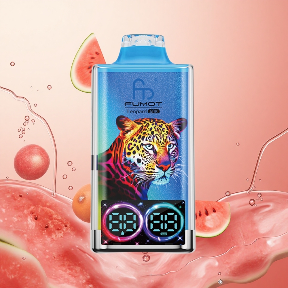 Fumot Leopard 40K Puffs Chicle Sandía Batería 700mAh Dual Mesh