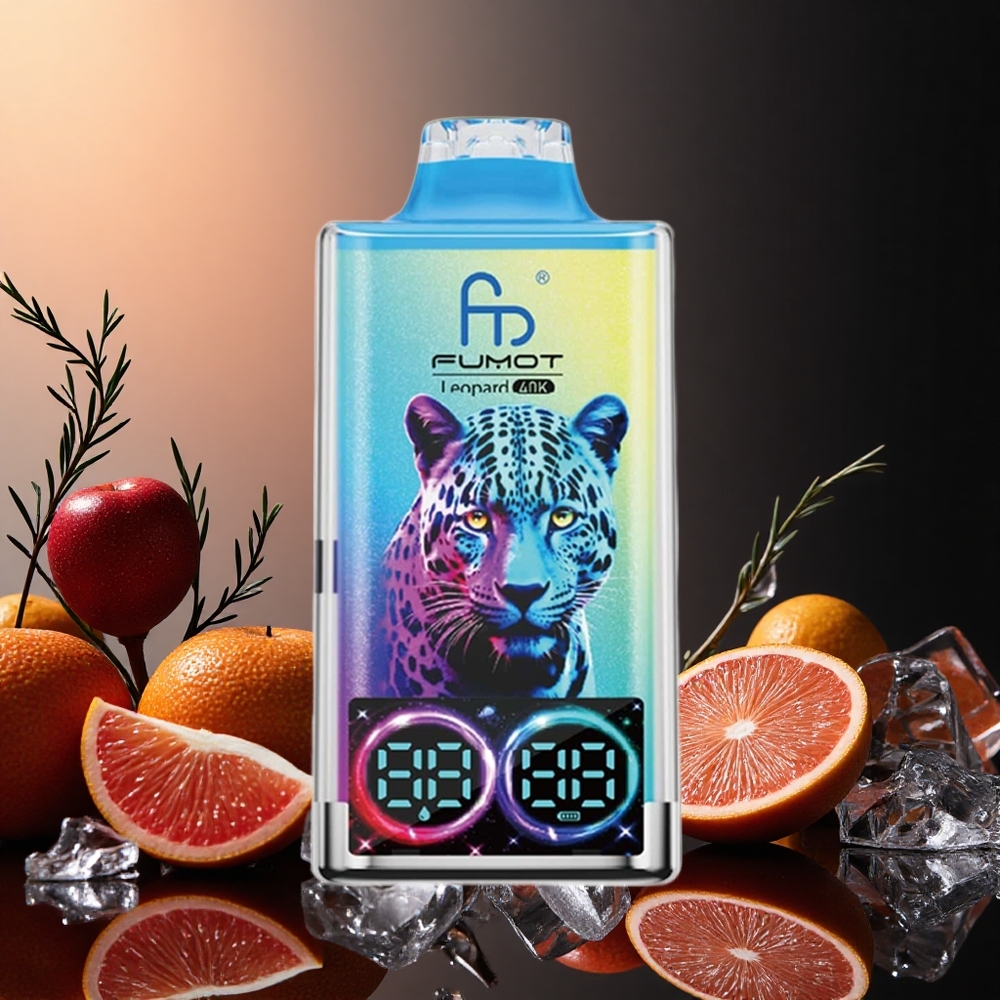 Fumot Leopard 40K Puffs Negro Dragón Hielo 700mAh Tipo-C
