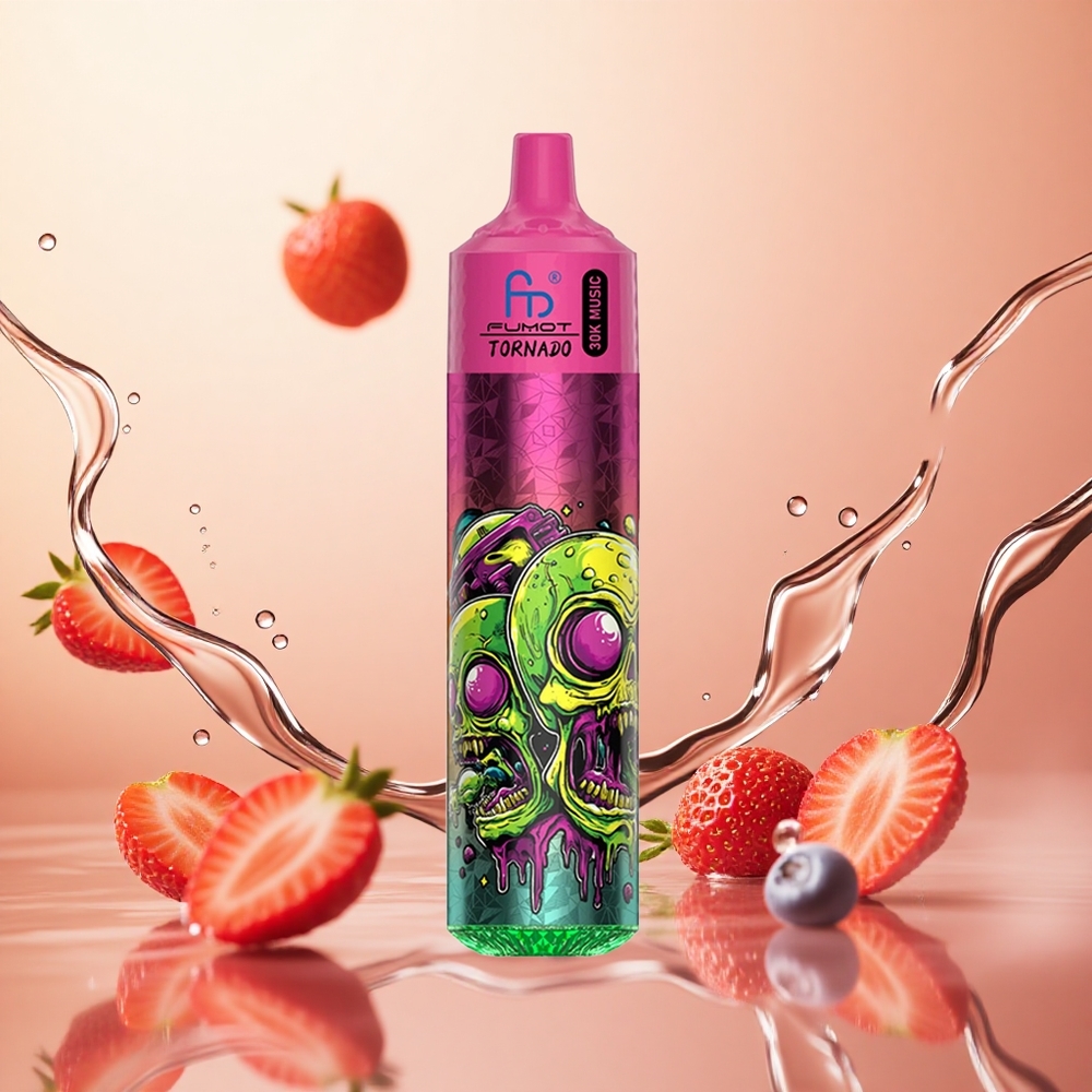 Fumot RandM Tornado 30000 Puffs 30mL Fresa Arándano