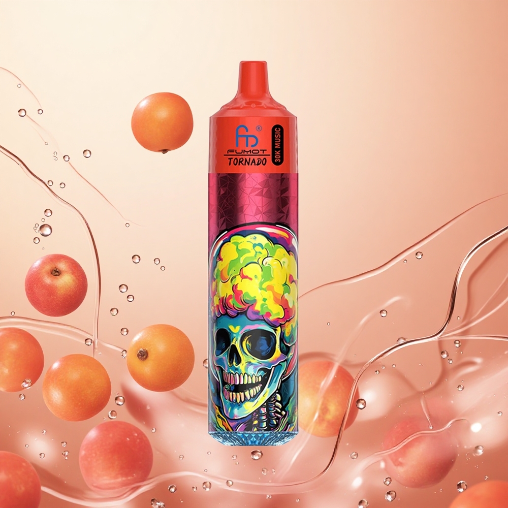 Fumot RandM Tornado 30000 Puffs 30mL Melocotón y Bayas