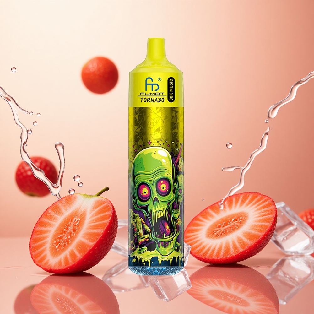 Fumot RandM Tornado 30000 Puffs Fresa Hielo 30mL 2% 5% Nicotina