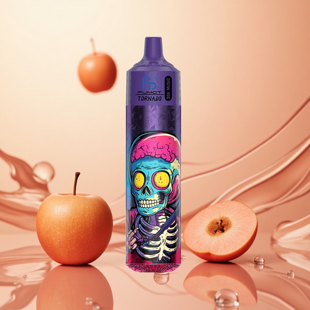 Fumot RandM Tornado 30000 Puffs Triple Manzana 30mL 2% 5% Nicotina