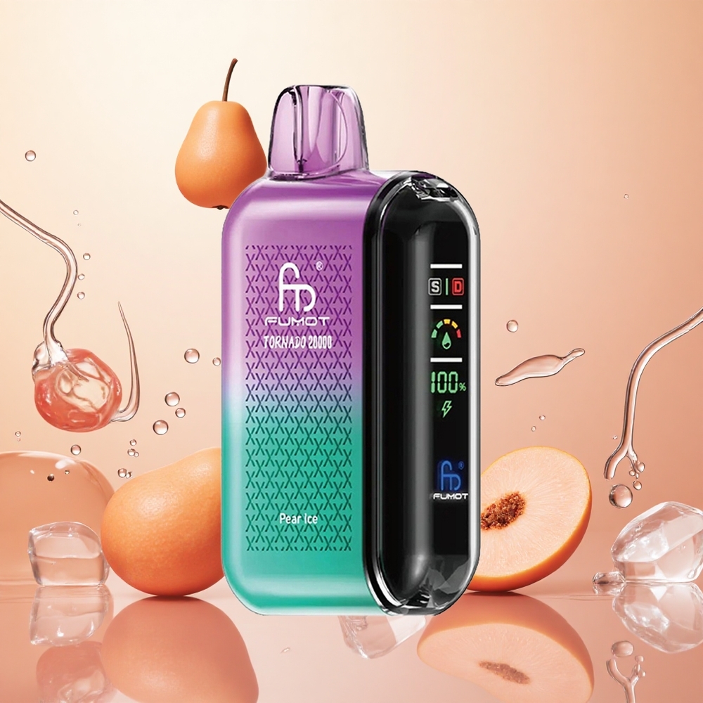 Fumot Tornado 20000 Puffs 20ml Pera Hielo Dual Mesh