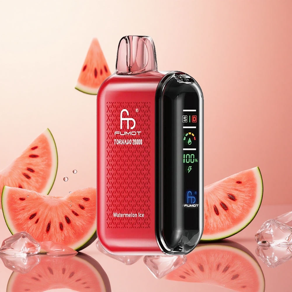 Fumot Tornado 20000 Puffs 20ml Sandía Helada Dual Mesh
