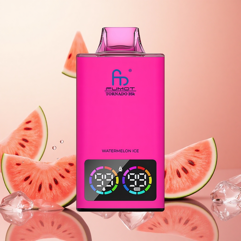 Fumot Tornado 35000 Doble Malla y Carga Rápida Sandía Helada