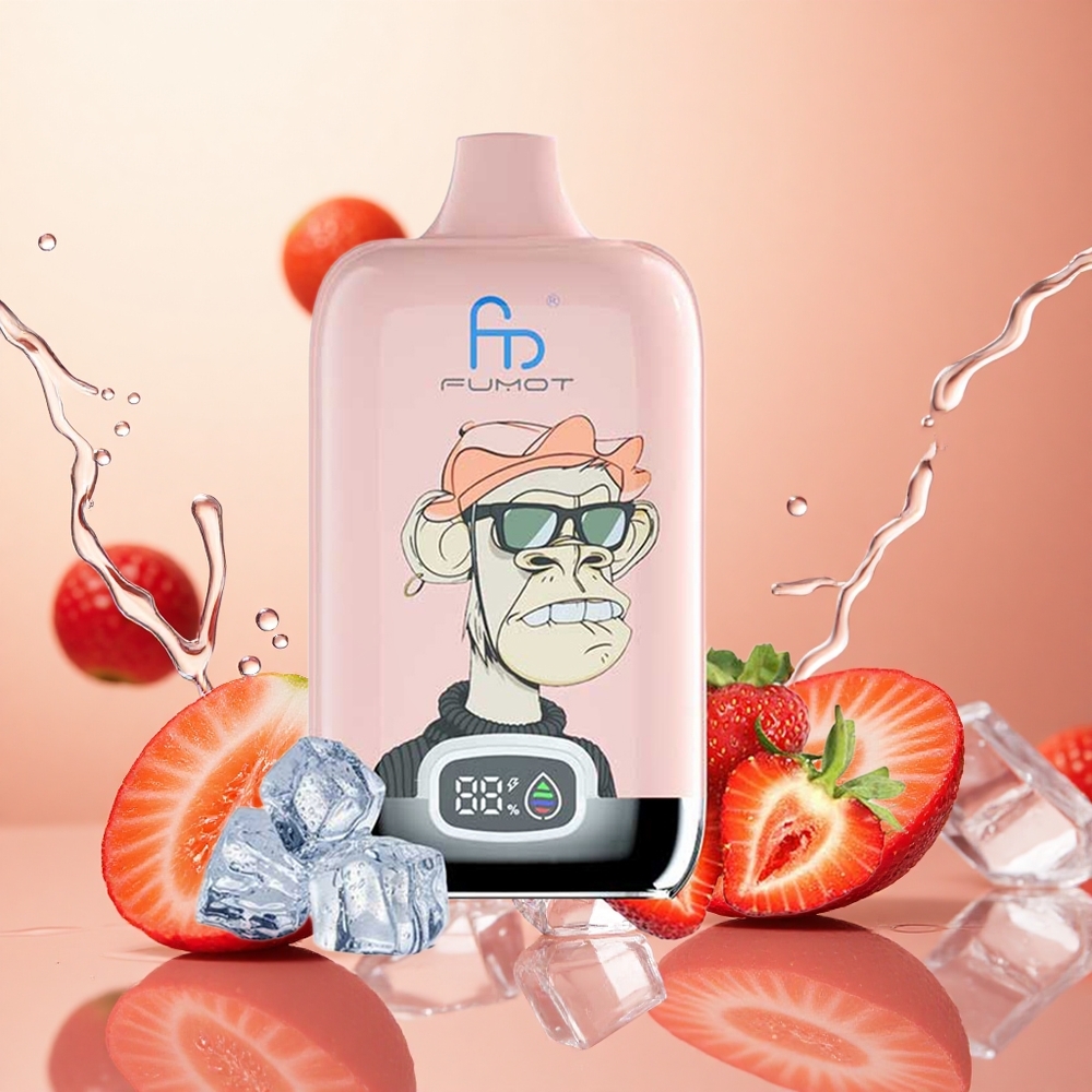 Fumot Tornado Digital Box 12000 Puffs Fresa Helada 20ml 550mAh