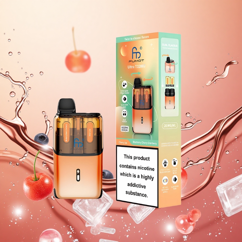 Fumot Ultra T32000 24ml Arándano Cereza Azul - Cereza Helada