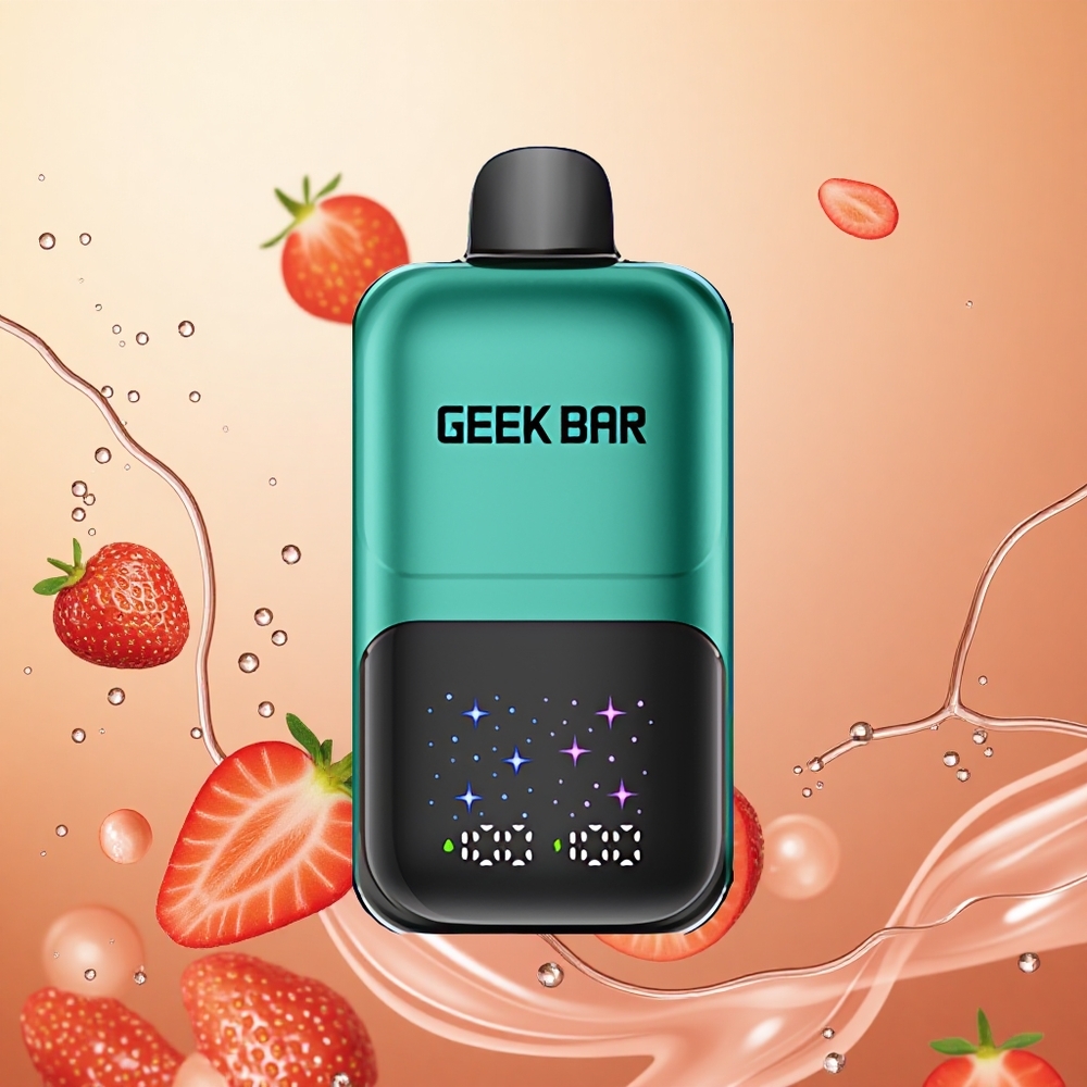 GEEK BAR 2GO 50000 Puffs Fresa & Kiwi Pantalla Grande Dual Tanks