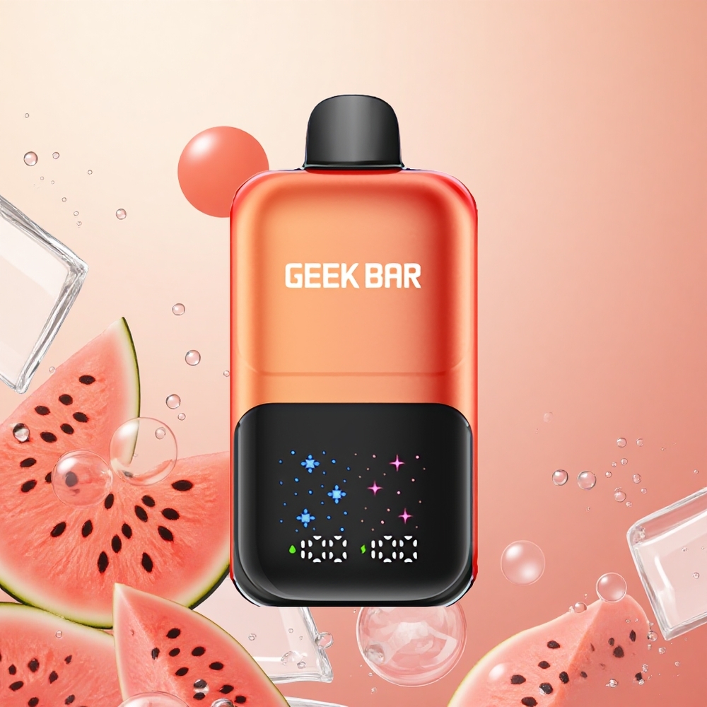 GEEK BAR 2GO 50000 Puffs Serie Dos Chicle Sandía Helada Pantalla Interactiva