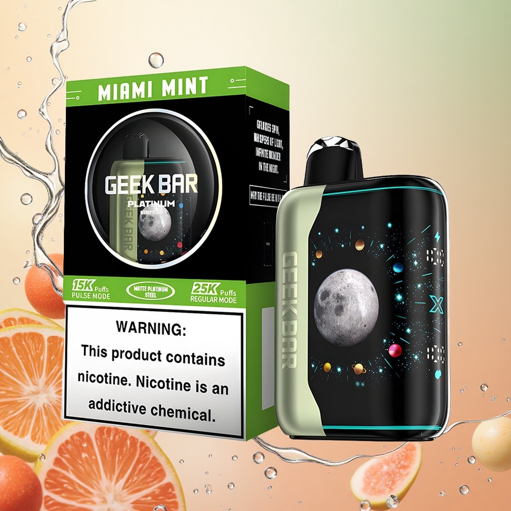 GEEK BAR Platinum Edition 25000 Puffs Menta Miami 20mL