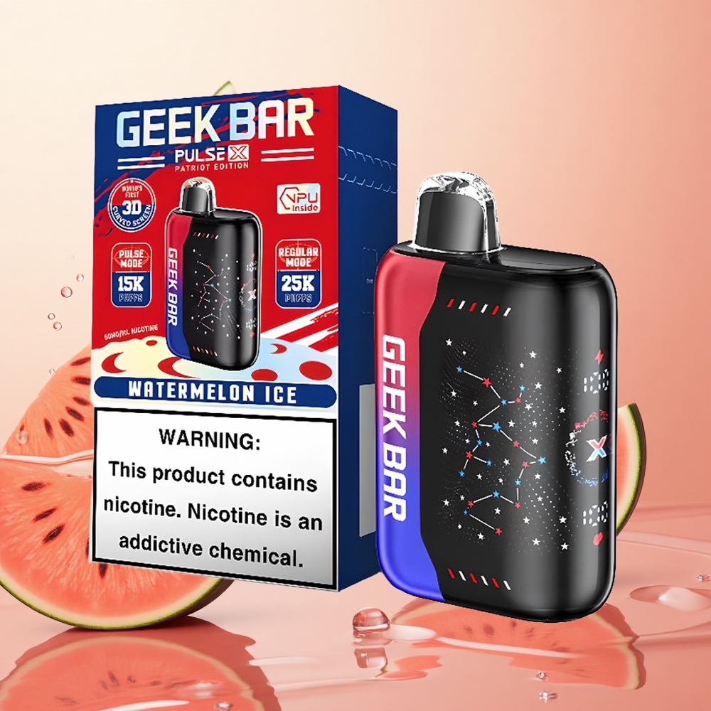 Geek Bar Pulse X 25000 Puffs 18mL Edición Patriota