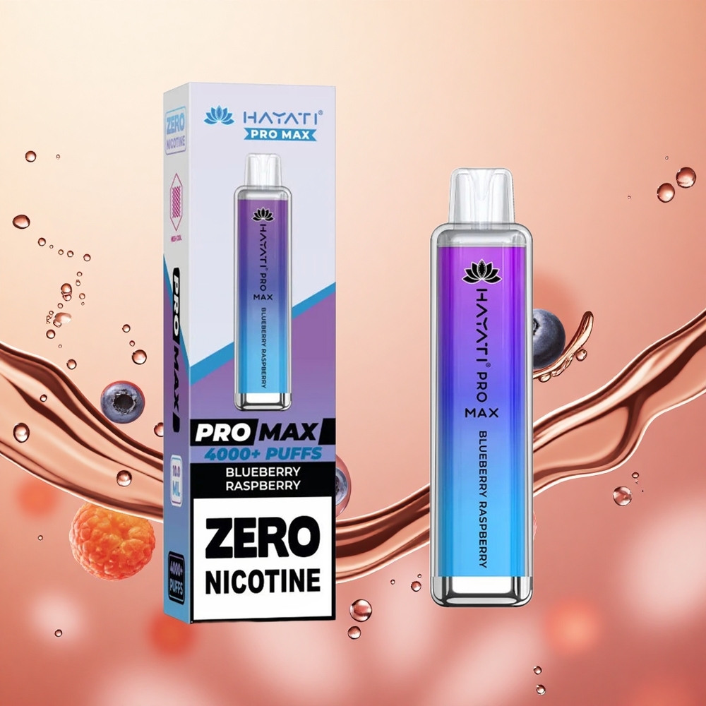 Hayati Pro Max 4000 Puffs Batería Recargable Arándano Frambuesa