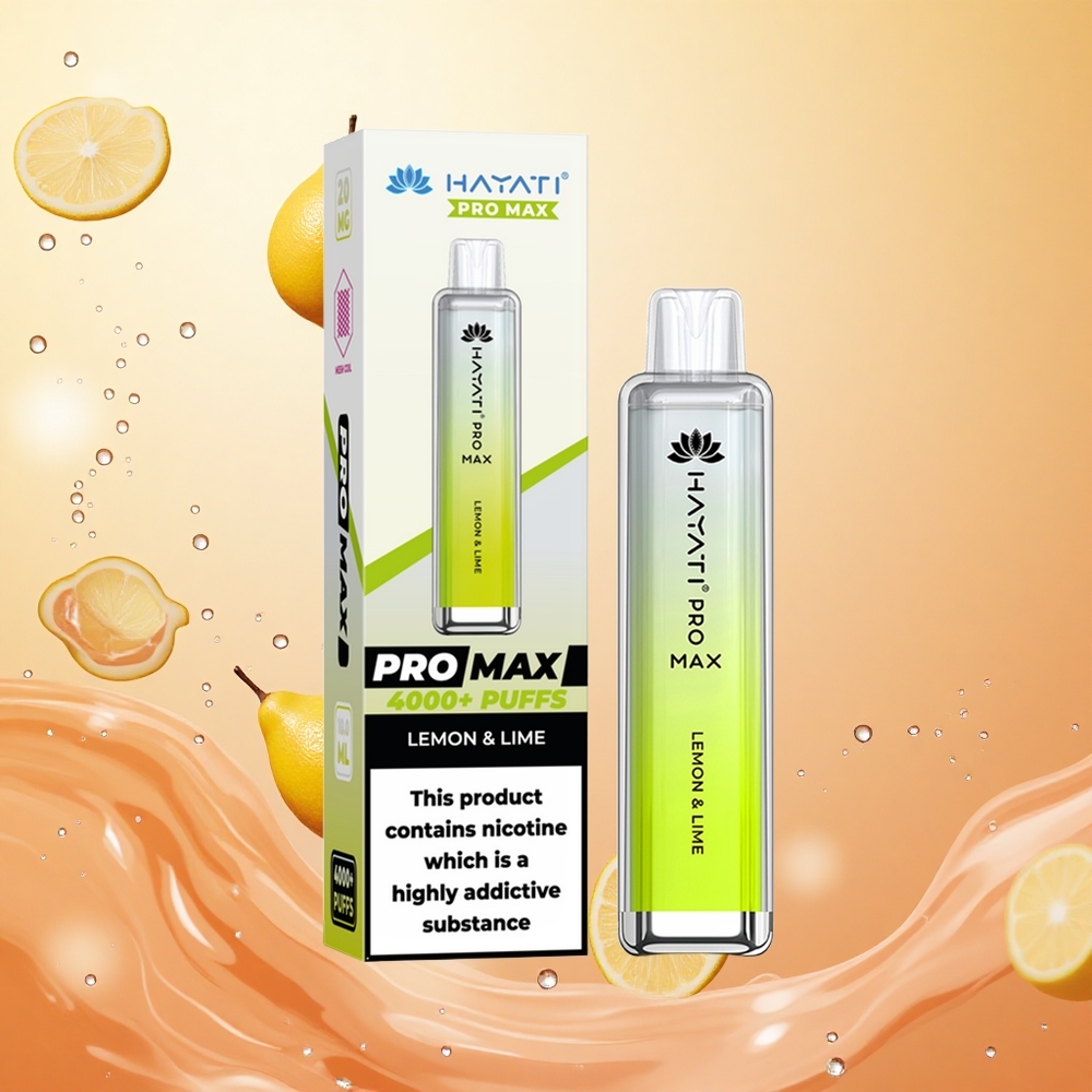 Hayati Pro Max 4000 Puffs Batería Recargable Lima & Limón
