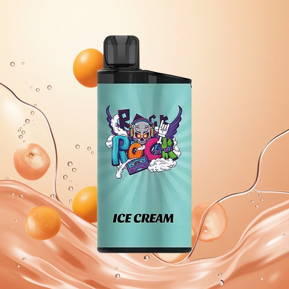 IGET Bar 3500 Puffs Helado Crema con Batería 1400 mAh y Bobina Malla 1.2 Ohm