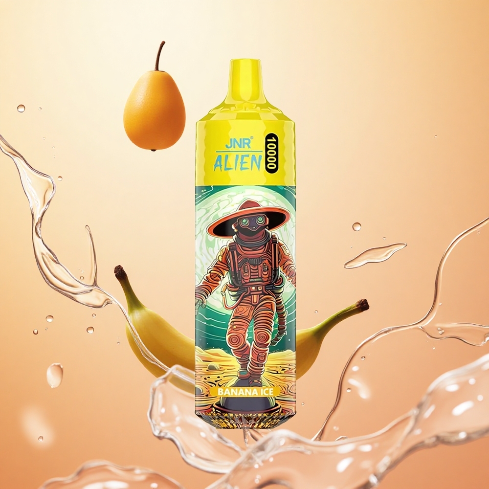 JNR Alien 10000 Puffs 850mAh Banana Hielo Tipo-C