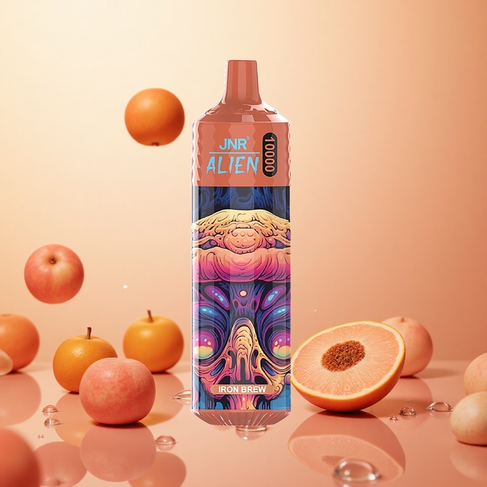 JNR Alien 10000 Puffs 850mAh Carga Rápida Iron Brew