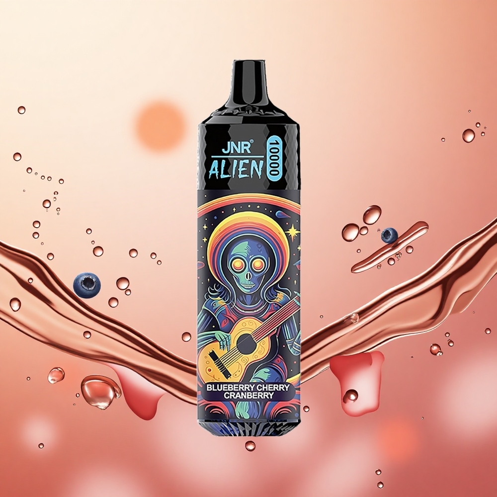 JNR Alien 10000 Puffs Arándano Cereza Capacidad 20ml Tipo-C