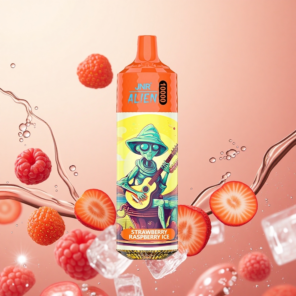 JNR Alien 10000 Puffs Fresa Frambuesa Hielo con 850mAh y 20ml