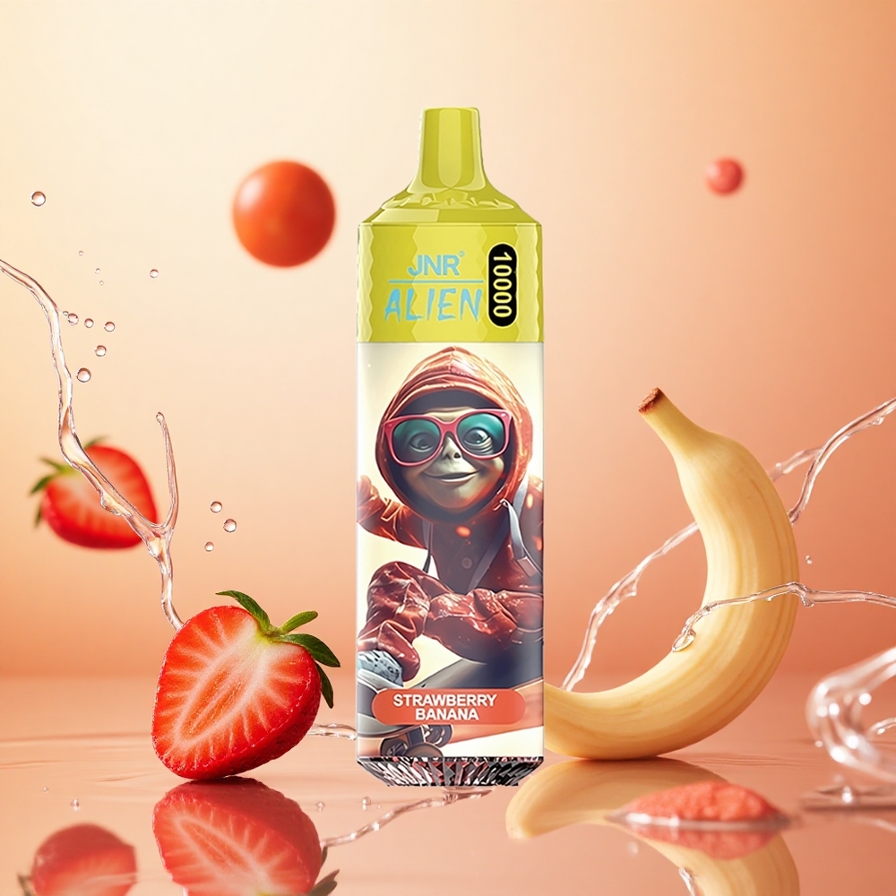 JNR Alien 10000 Puffs Fresa Plátano 850mAh 20ml