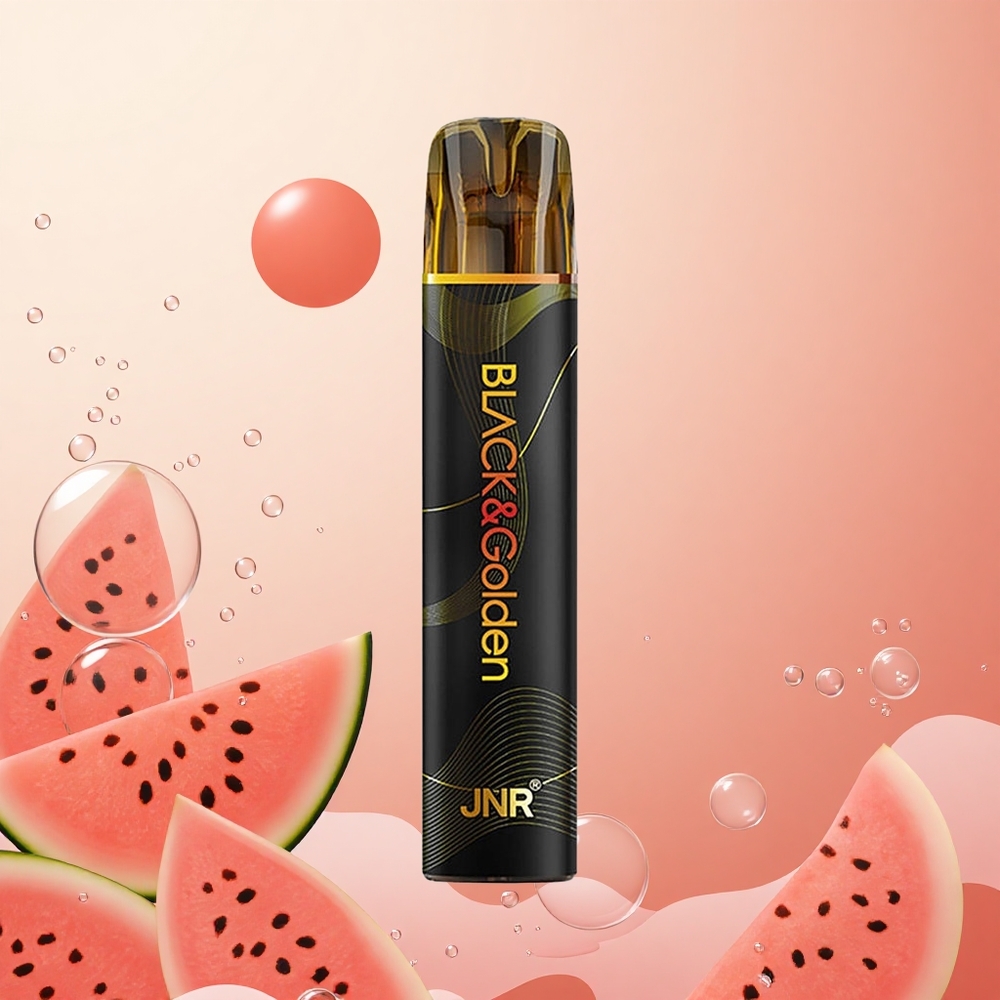 JNR Black&Golden 800 Puffs Chicle de Sandía Desechable 550mAh 2ml