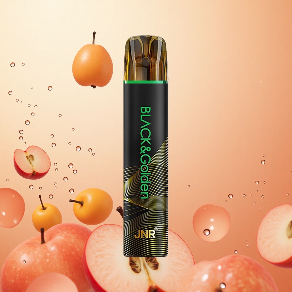 JNR Black&Golden 800 Puffs Manzana Ácida 550mAh 2ml