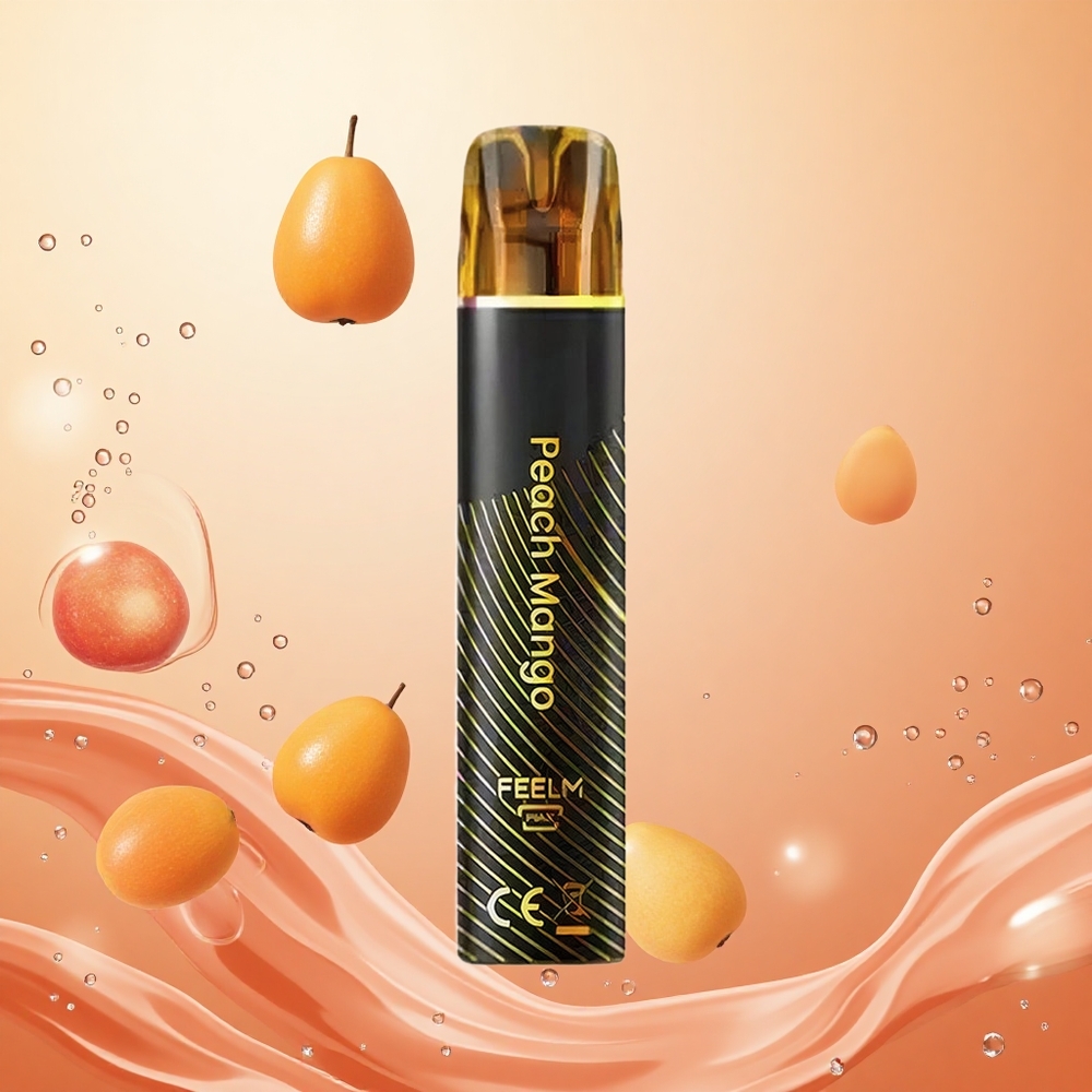 JNR Black&Golden 800 Puffs Melocotón Mango 550mAh 2ml