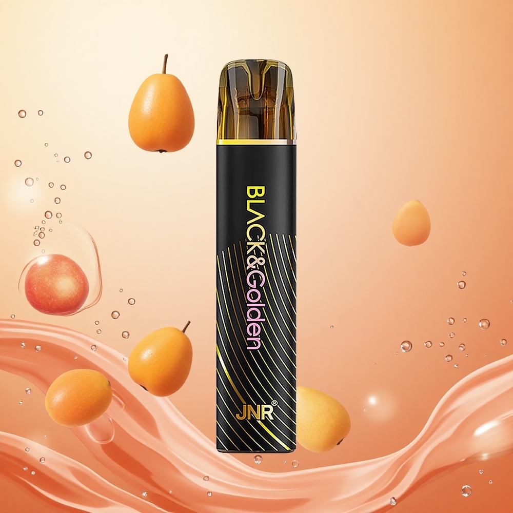 JNR Black&Golden 800 Puffs Melocotón Mango 550mAh 2ml