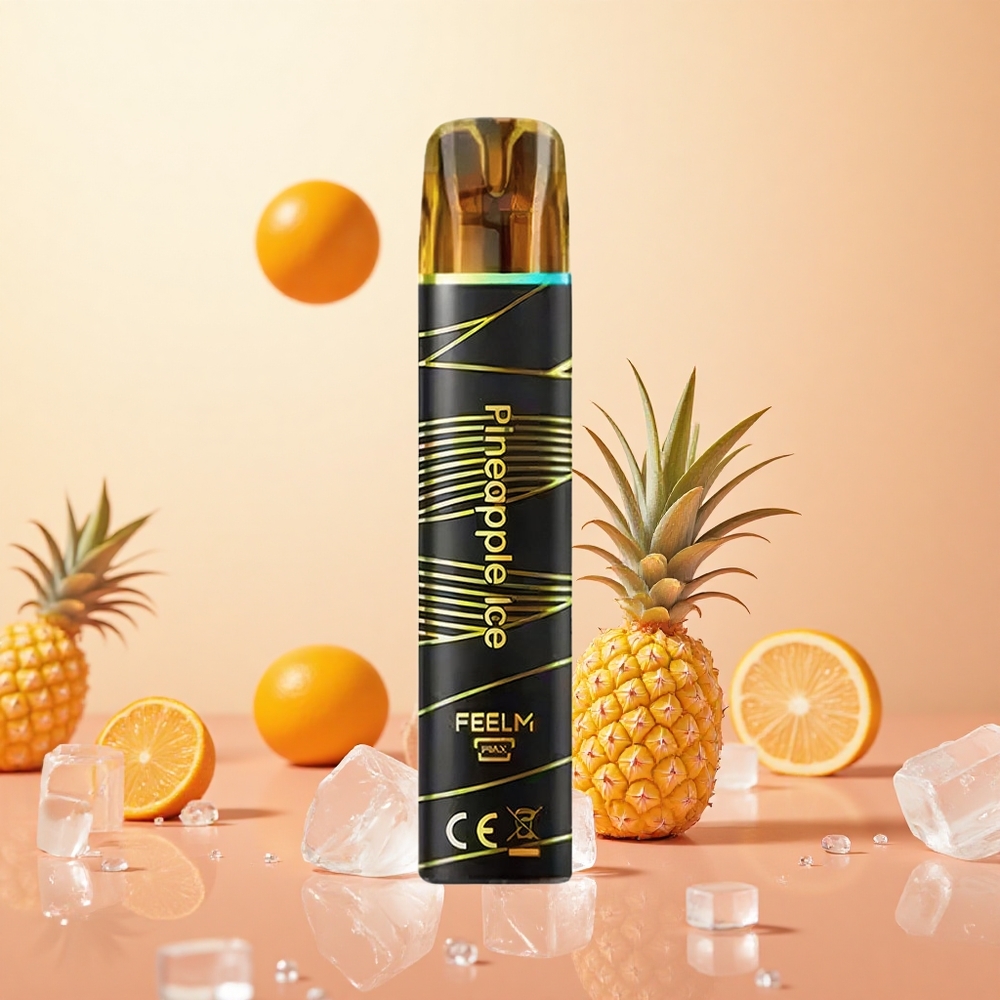 JNR Black&Golden 800 Puffs Piña Hielo 2ml 550mAh
