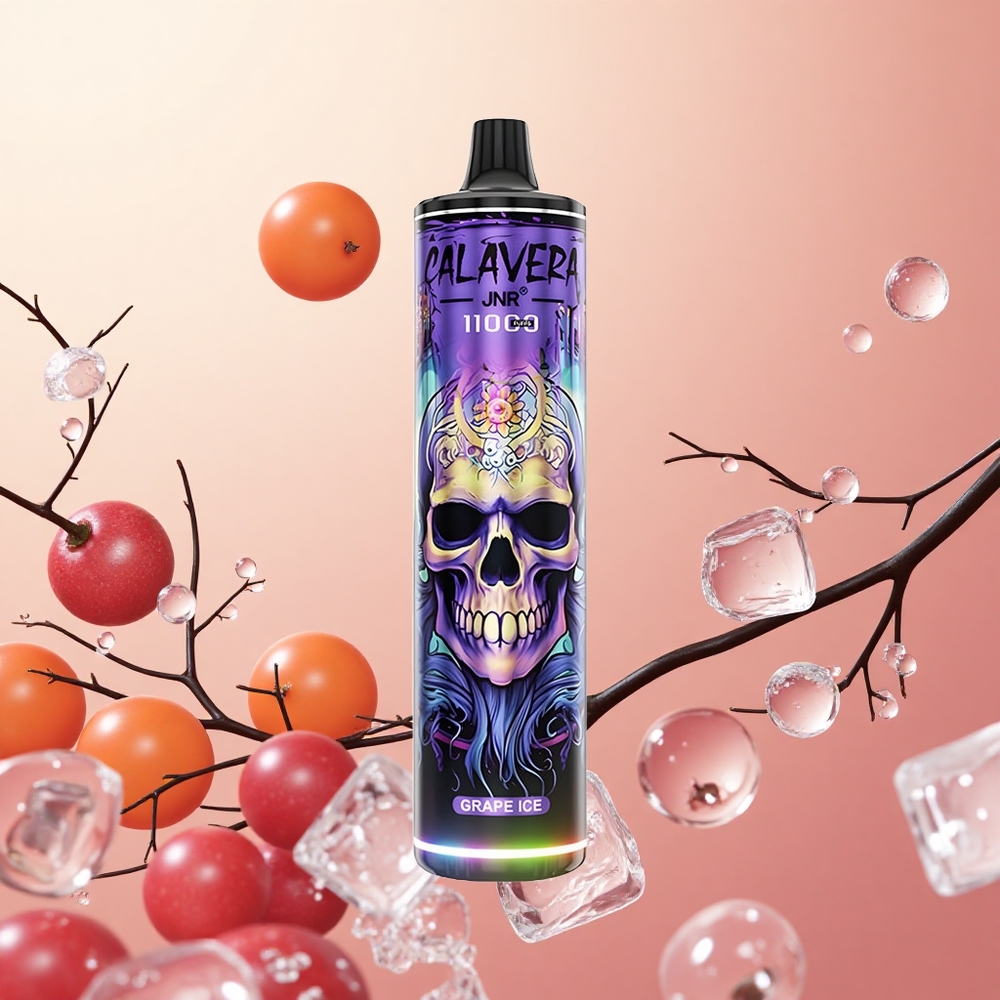 JNR Calavera 11000 Puffs 21ml Uva Helado Tipo-C