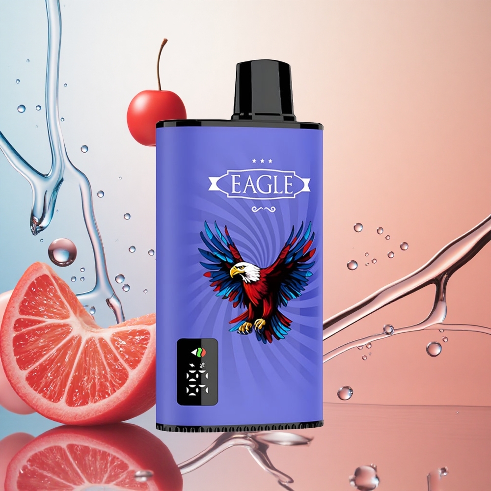 JNR EAGLE Smart 23000 Puffs Arándano Azul Cereza Pantalla Digital Bobina Mesh 1.0ohm