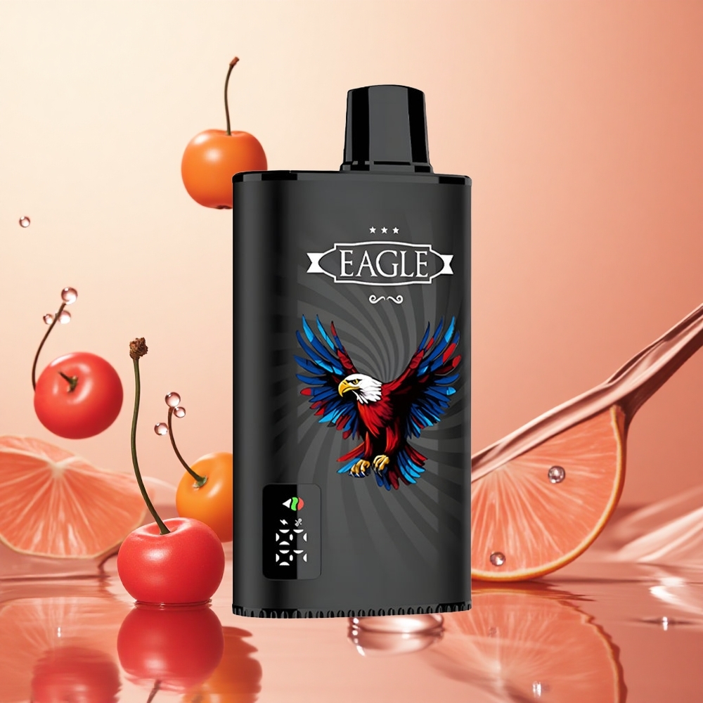JNR EAGLE Smart 23000 Puffs Cereza Cola Pantalla Digital y Bobina Mesh 1.0ohm