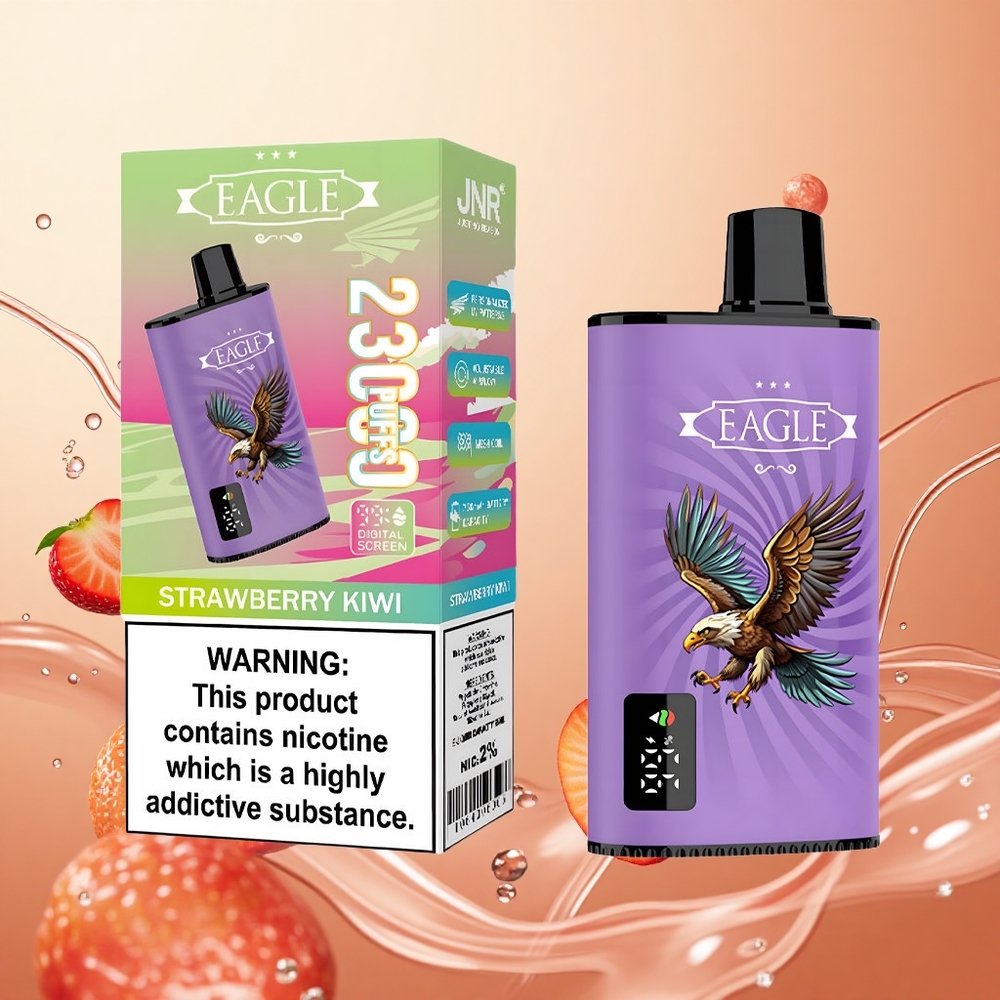 JNR EAGLE Smart 23000 Puffs Fresa Kiwi Pantalla Digital Bobina Mesh 1.0ohm