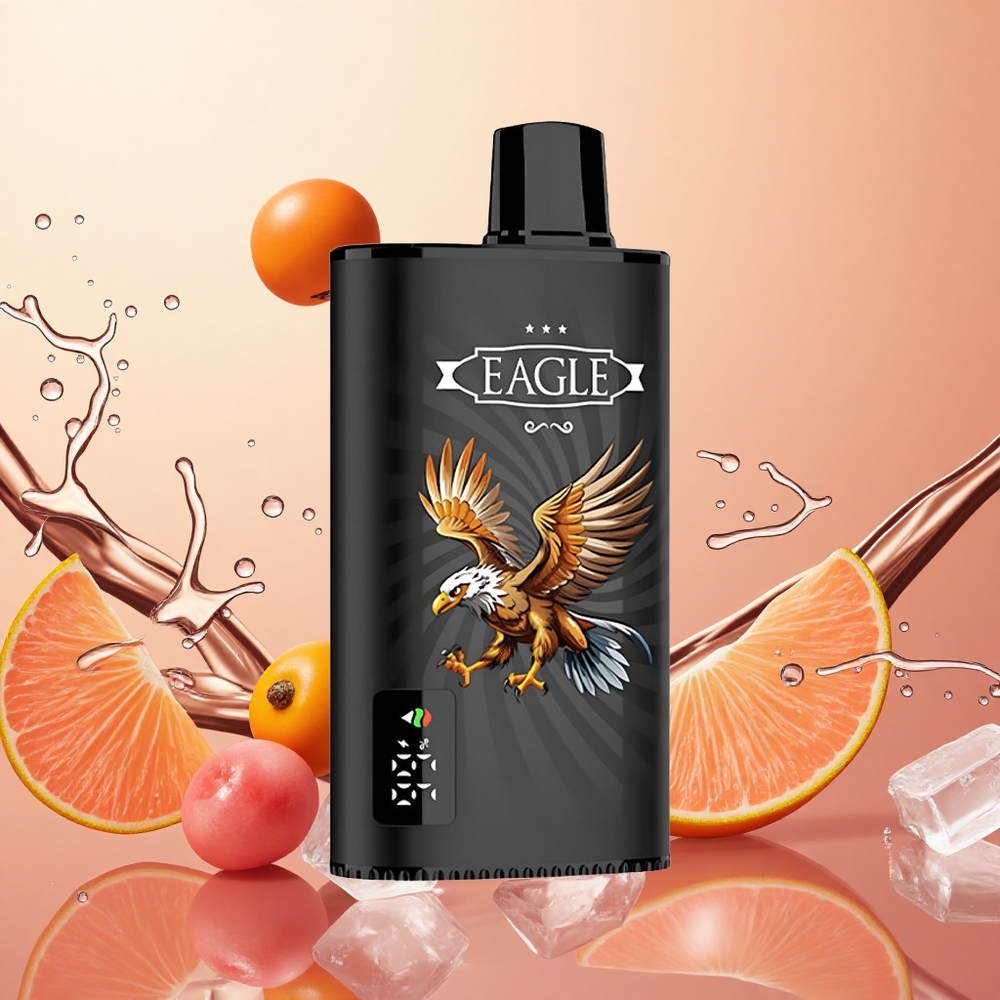 JNR EAGLE Smart 23000 Puffs Grosella Negra Mango Helado Pantalla Digital Batería 750mAh