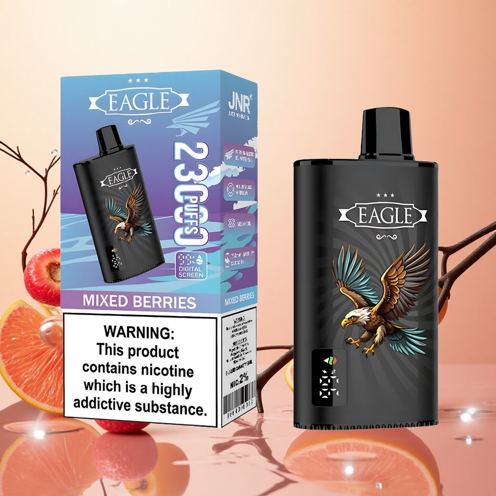JNR EAGLE Smart 23000 Puffs Mezcla de Bayas Pantalla Digital Batería 750mAh