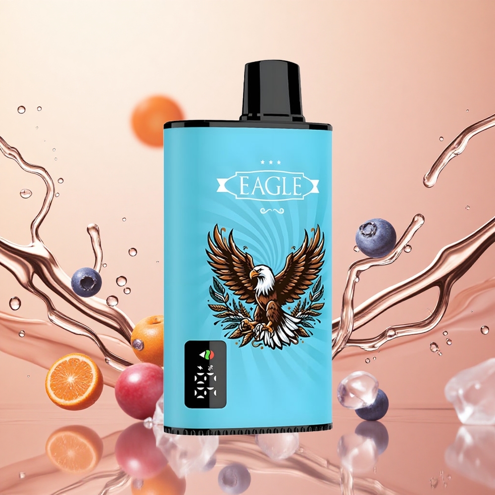 JNR EAGLE Smart 23000 Puffs Pantalla Digital y Bobina Mesh 1.0ohm Arándano Helado