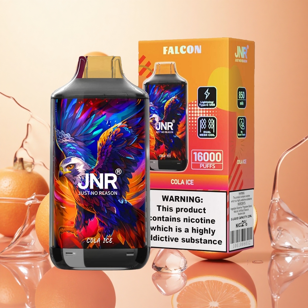 JNR Falcon 16000 Puffs 22ml Cola Helada