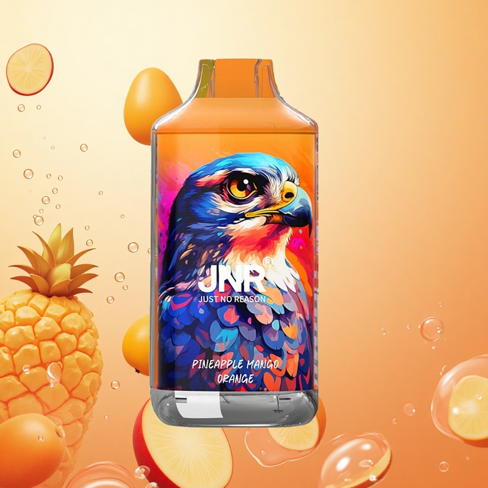 JNR Falcon 16000 Puffs Piña Mango Naranja 850mAh Dual Mesh Coil
